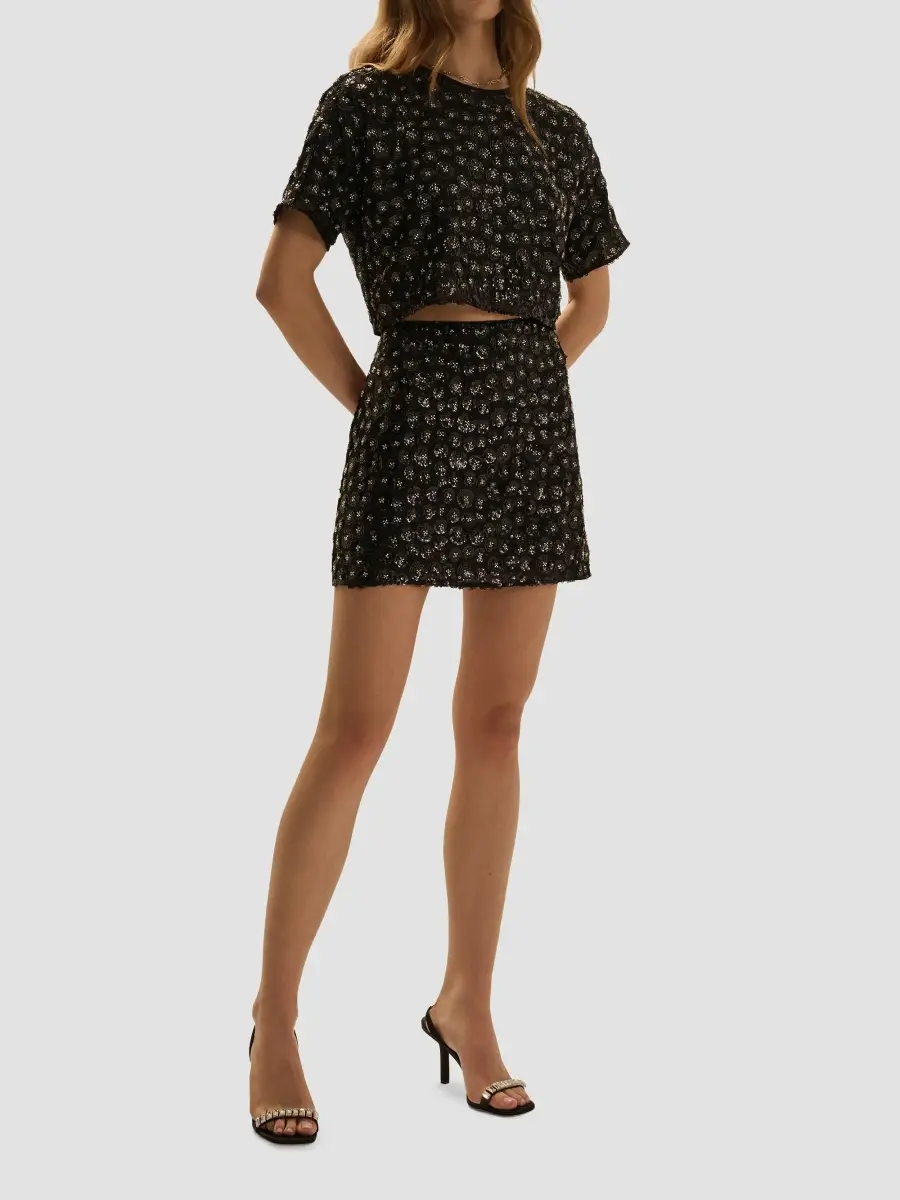 Favorite Daughter Women's The Last Song Sequin Mini Skirt | Thumbnail 2 Favorite Daughter Women's The Last Song Sequin Mini Skirt | Thumbnail 2