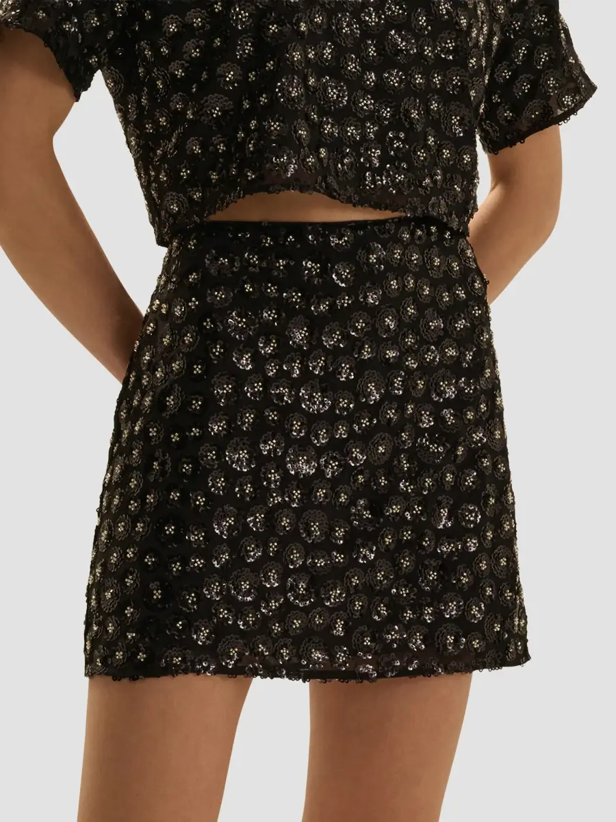 Favorite Daughter Women's The Last Song Sequin Mini Skirt | Thumbnail 4 Favorite Daughter Women's The Last Song Sequin Mini Skirt | Thumbnail 4