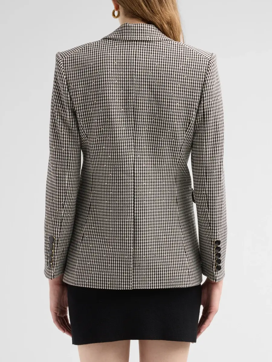 Veronica Beard Women's Livvy Houndstooth Dickey Jacket | Thumbnail 3