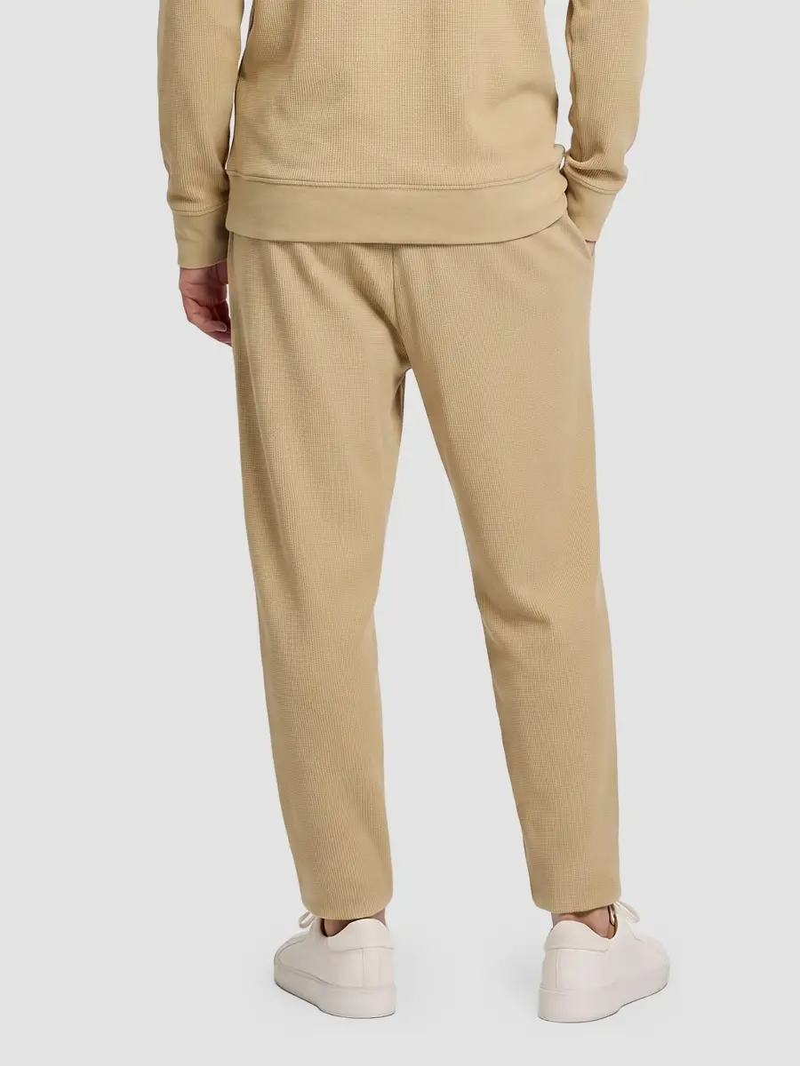Onia Men's Waffle-Knit Cotton Joggers | Thumbnail 3