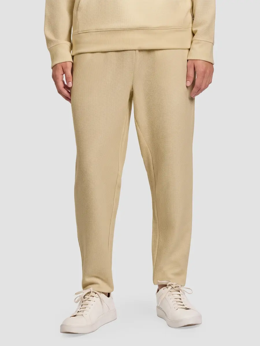 Onia Men's Waffle-Knit Cotton Joggers | Thumbnail 4