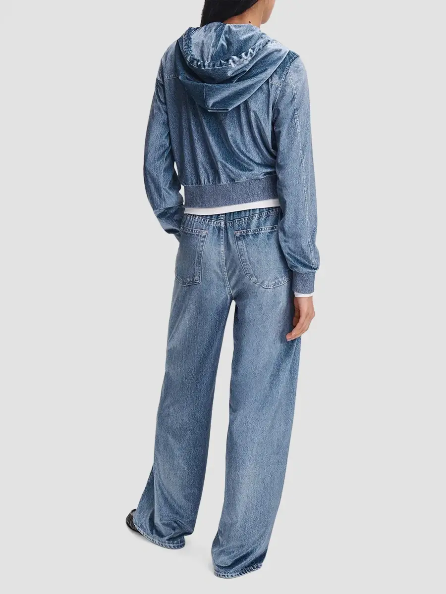 rag & bone Women's rb Miramar Velvet Wide-Leg Pants | Thumbnail 4 rag & bone Women's rb Miramar Velvet Wide-Leg Pants | Thumbnail 4