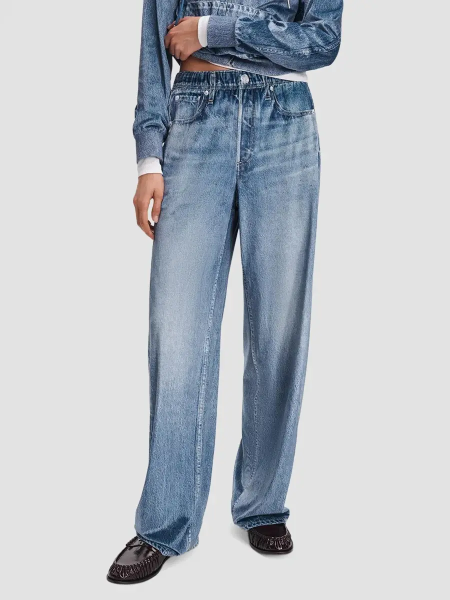 rag & bone Women's rb Miramar Velvet Wide-Leg Pants | Thumbnail 5 rag & bone Women's rb Miramar Velvet Wide-Leg Pants | Thumbnail 5
