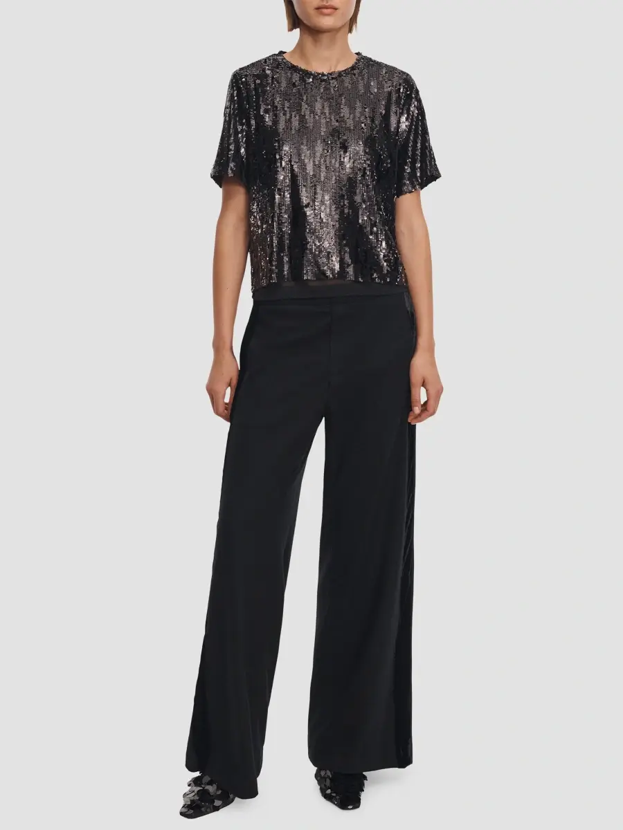 rag & bone Women's Cher Sequin Short-Sleeve Shirt | Thumbnail 2 rag & bone Women's Cher Sequin Short-Sleeve Shirt | Thumbnail 2