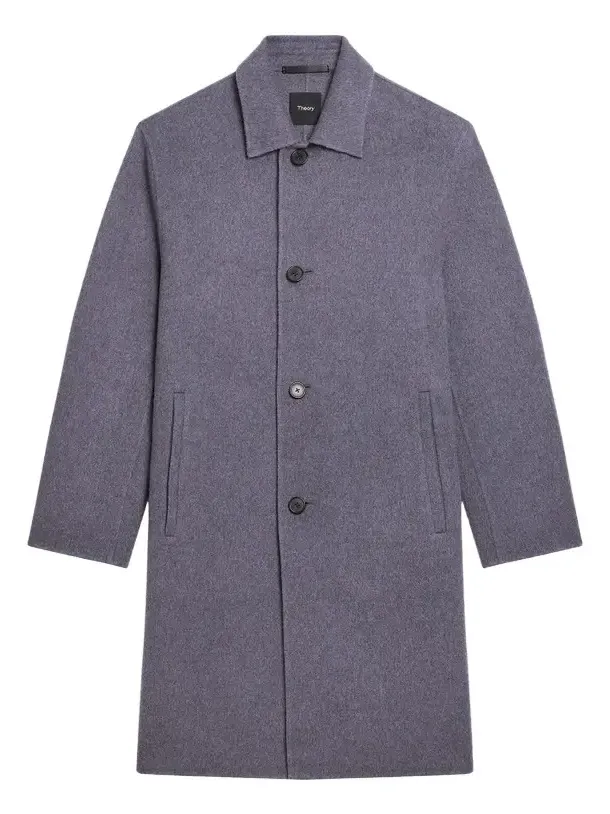 Theory Men's Mac Wool-Blend Coat