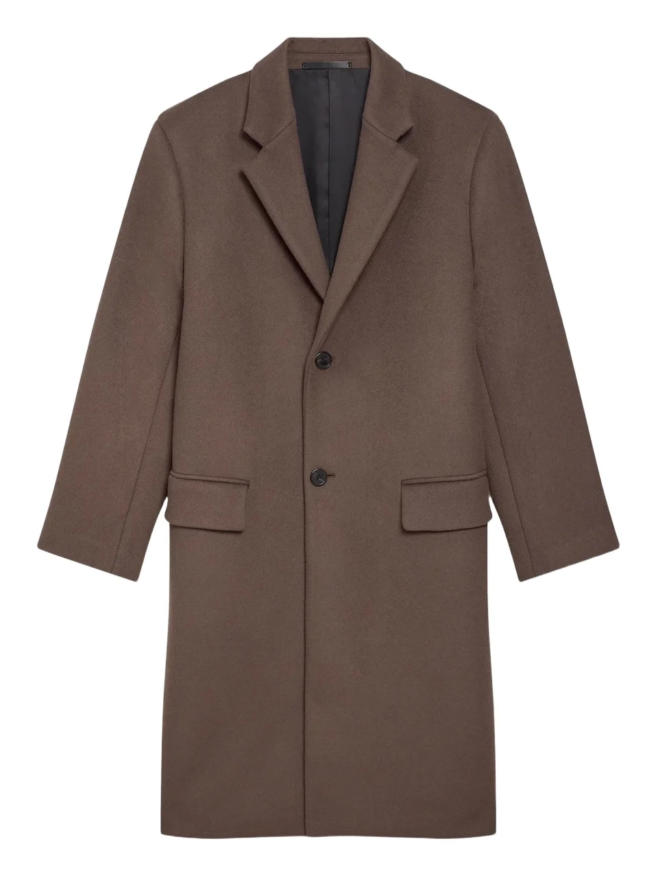 Theory Men's Plush Melton Longline Coat