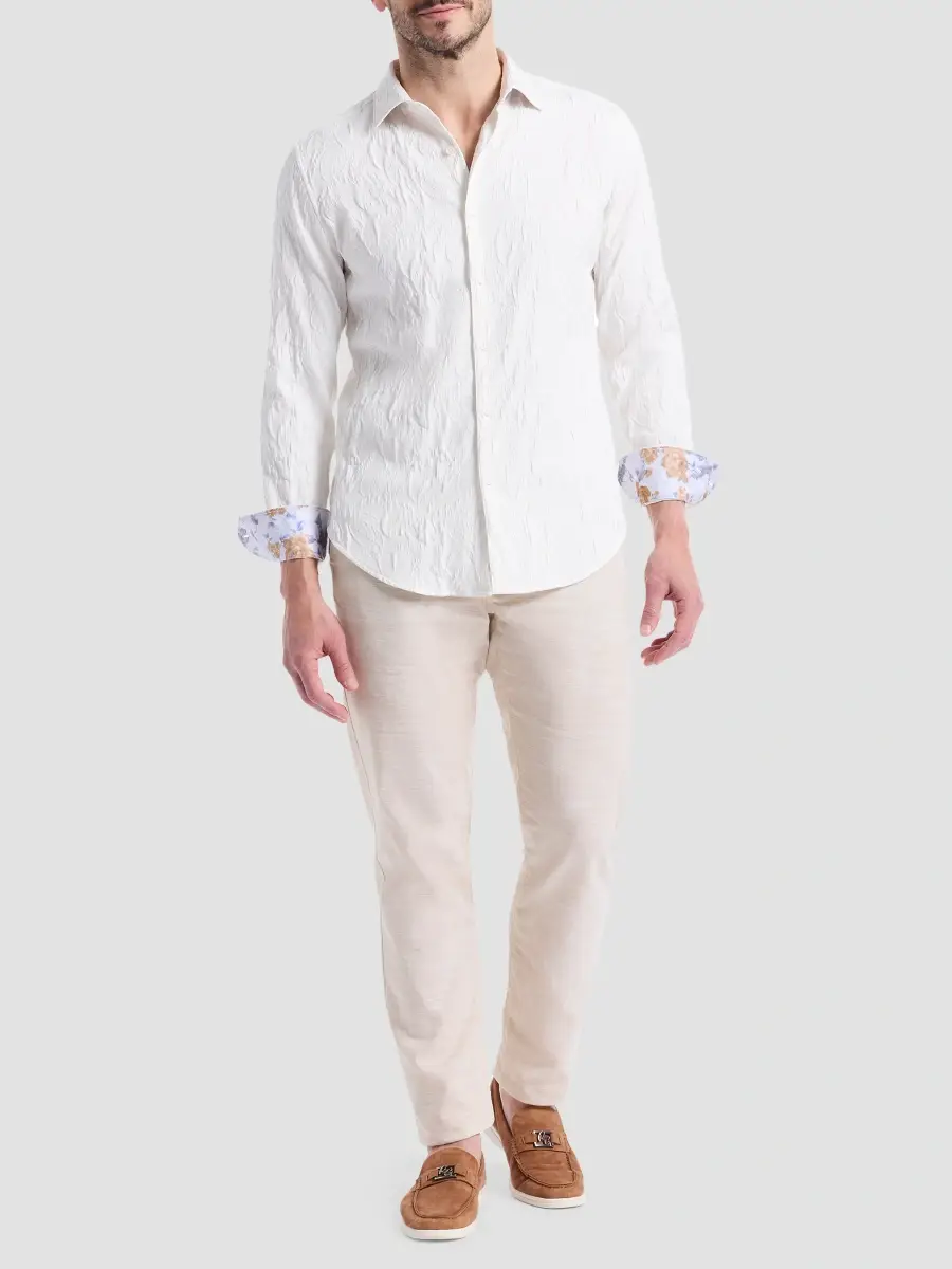 Robert Graham Men's Eucalyptus Jacquard Shirt | Thumbnail 2 Robert Graham Men's Eucalyptus Jacquard Shirt | Thumbnail 2