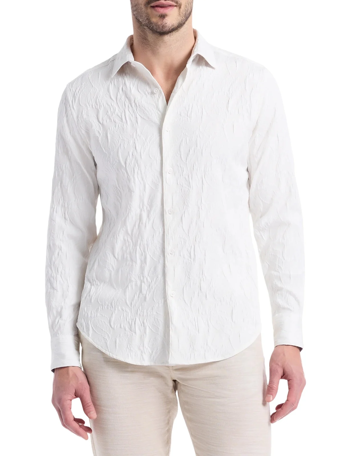 Men's Eucalyptus Jacquard Shirt Men's Eucalyptus Jacquard Shirt