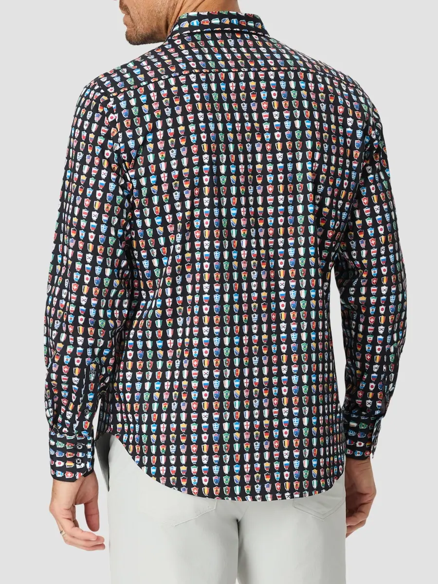 Robert Graham Men's For The Win Stretch-Cotton Shirt | Thumbnail 2 Robert Graham Men's For The Win Stretch-Cotton Shirt | Thumbnail 2