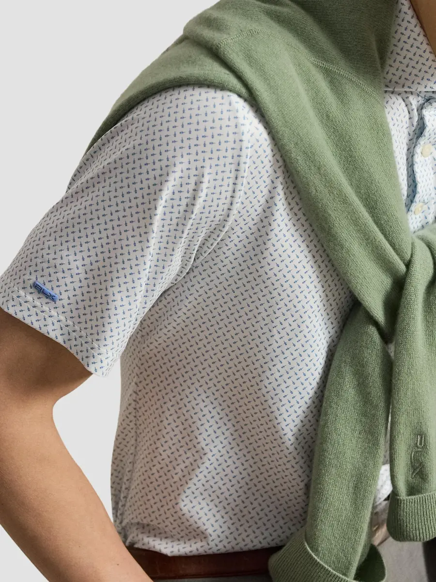 RLX Ralph Lauren Men's Golf-Print Performance Polo Shirt | Thumbnail 5