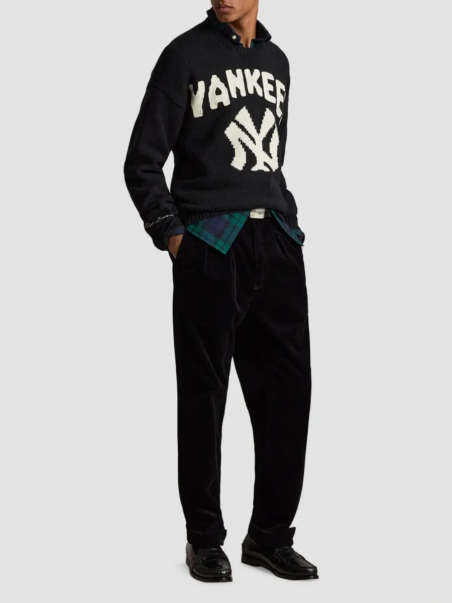 Polo Ralph Lauren Men's x New York Yankees Wool-Blend Sweater | Thumbnail 2 Polo Ralph Lauren Men's x New York Yankees Wool-Blend Sweater | Thumbnail 2