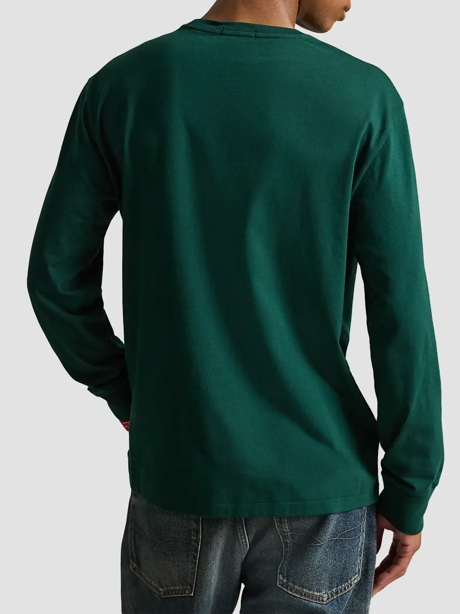 Polo Ralph Lauren Men's Plaid Logo Cotton Jersey T-Shirt | Thumbnail 3 Polo Ralph Lauren Men's Plaid Logo Cotton Jersey T-Shirt | Thumbnail 3
