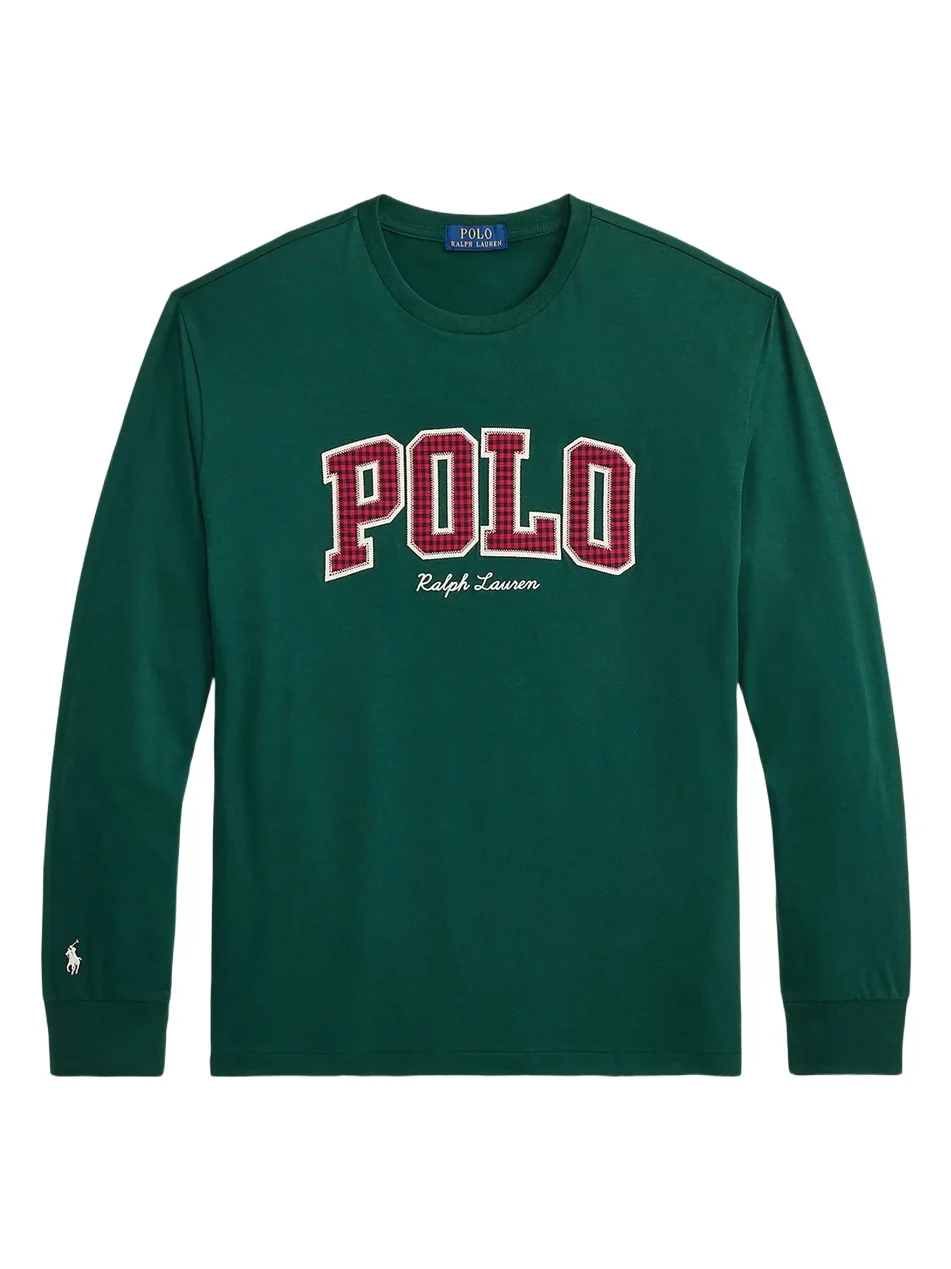 Polo Ralph Lauren Men's Plaid Logo Cotton Jersey T-Shirt