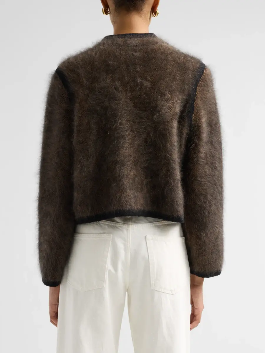 Frame Women's The Brushed Cashmere Cardigan | Thumbnail 3 Frame Women's The Brushed Cashmere Cardigan | Thumbnail 3