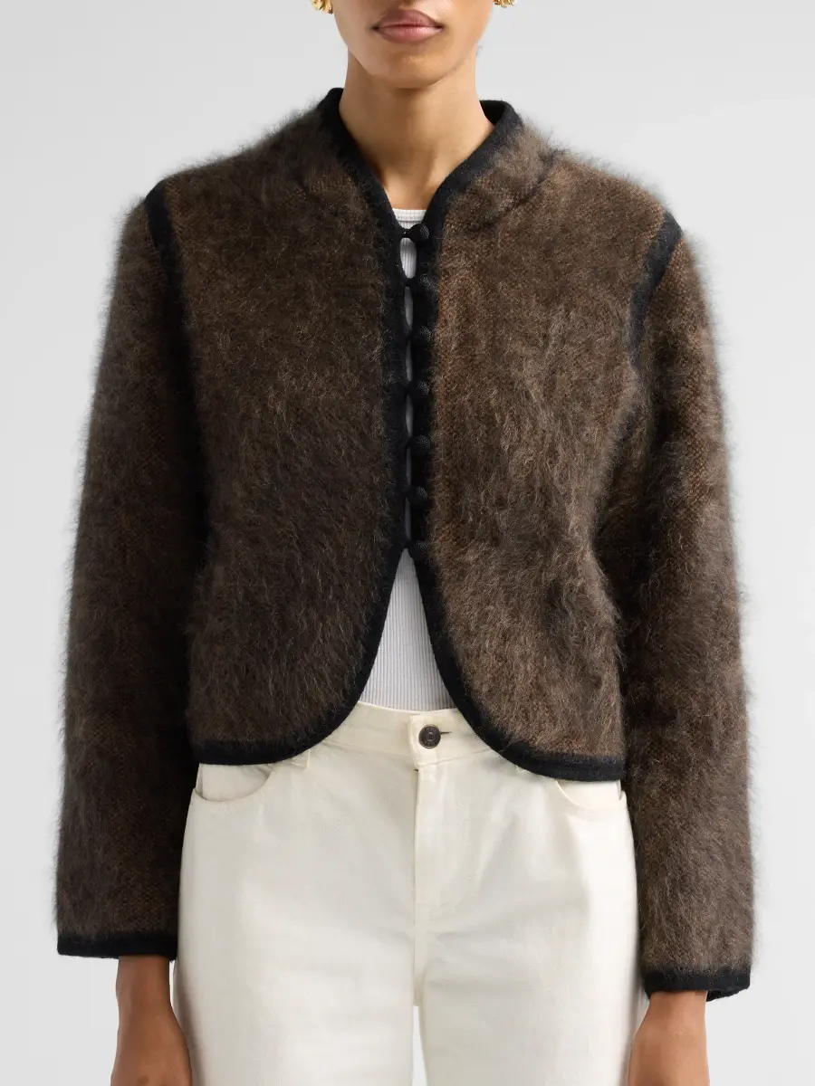 Frame Women's The Brushed Cashmere Cardigan | Thumbnail 5 Frame Women's The Brushed Cashmere Cardigan | Thumbnail 5