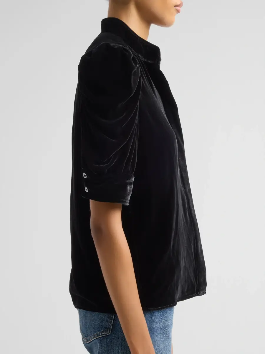 Frame Women's The Gillian Velvet Top | Thumbnail 5