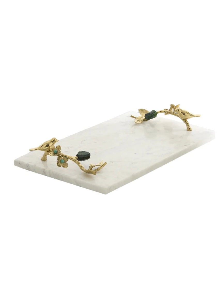 John-Richard Collection Branches Marble Tray