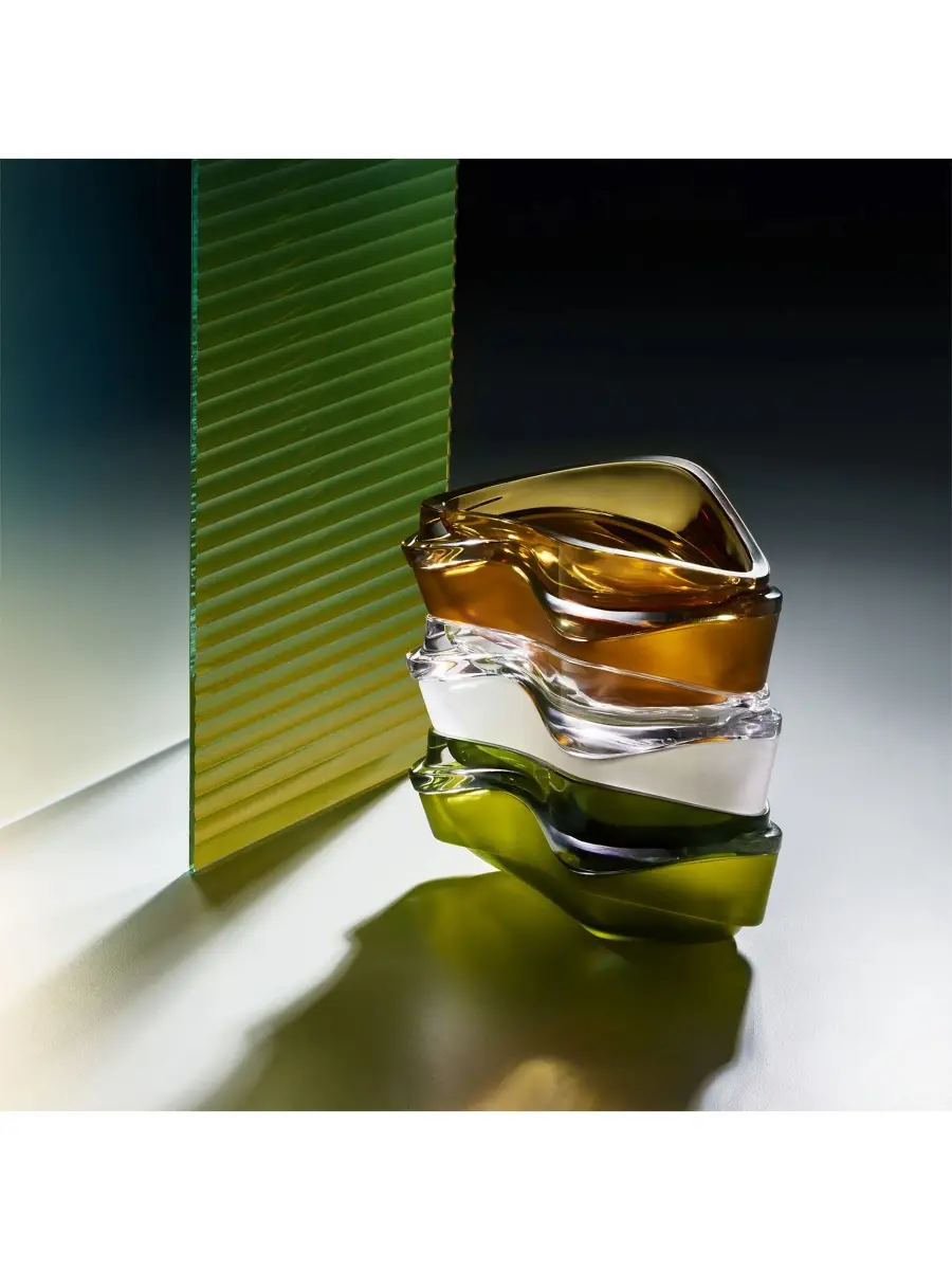 Zaha Hadid Design Plex Stackable Crystal Glass Vessel | Thumbnail 4 Zaha Hadid Design Plex Stackable Crystal Glass Vessel | Thumbnail 4