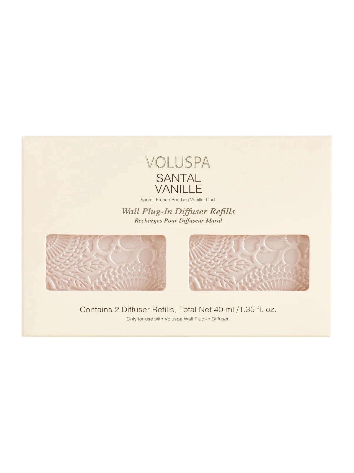 Voluspa Japonica Santal Vanille Wall Plug-In Diffuser Refills