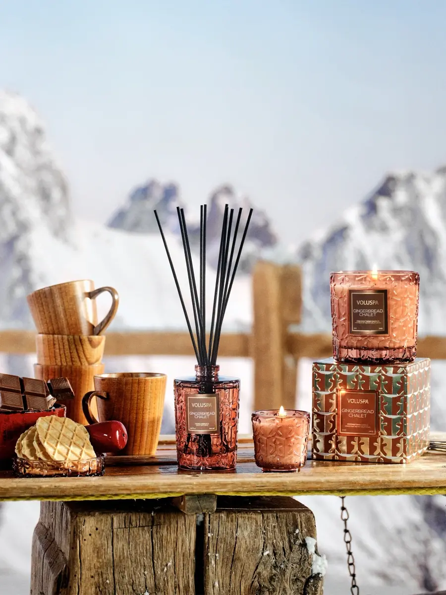 Voluspa Gingerbread Chalet Classic Candle | Thumbnail 2 Voluspa Gingerbread Chalet Classic Candle | Thumbnail 2
