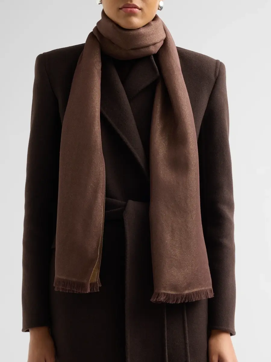 Carolyn Rowan Collection Women's Reversible Metallic Shawl | Thumbnail 3
