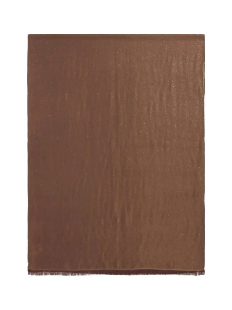 Women's Reversible Metallic Shawl