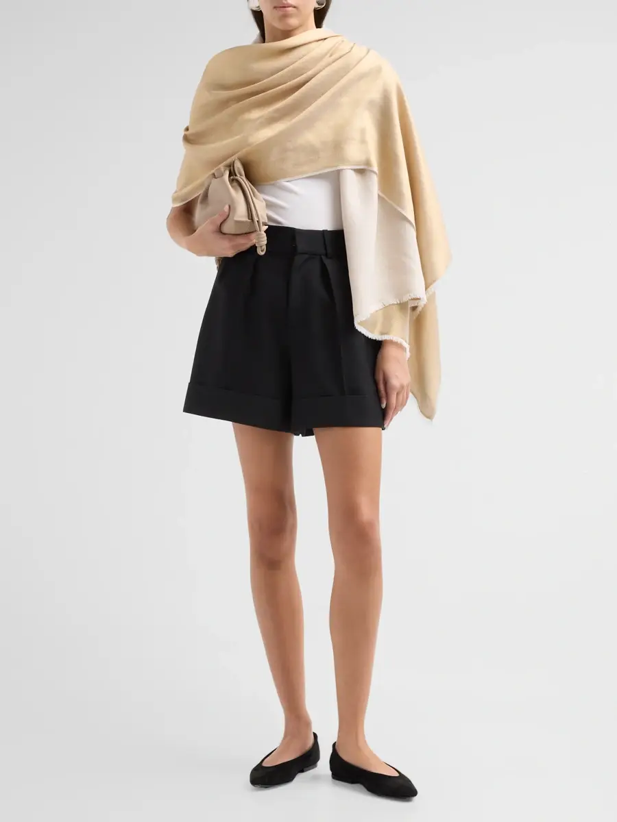 Carolyn Rowan Collection Women's Reversible Metallic Shawl | Thumbnail 2