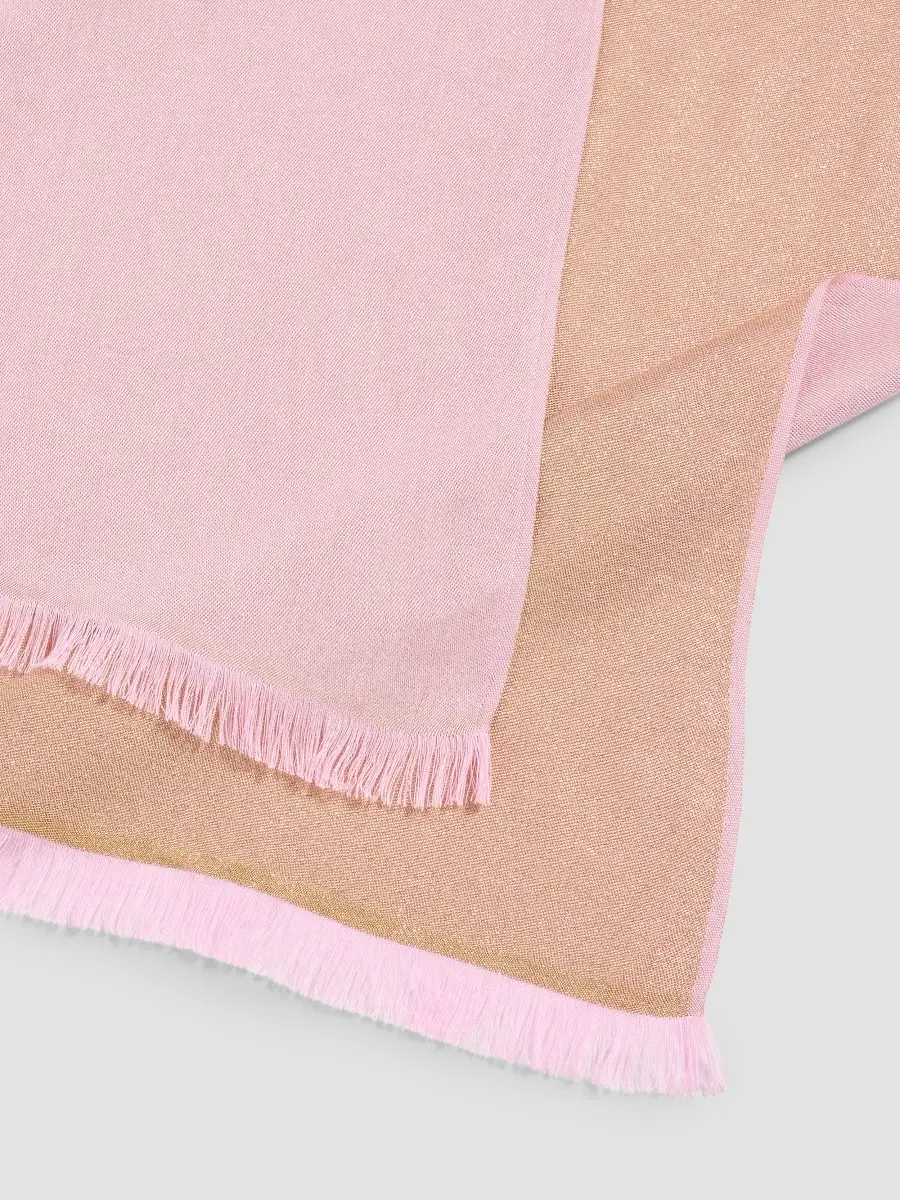 Carolyn Rowan Collection Women's Reversible Metallic Shawl | Thumbnail 4
