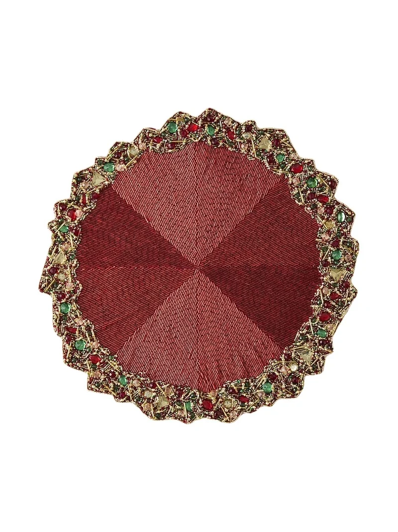 Kim Seybert Aurelia Beaded Cottton Placemat
