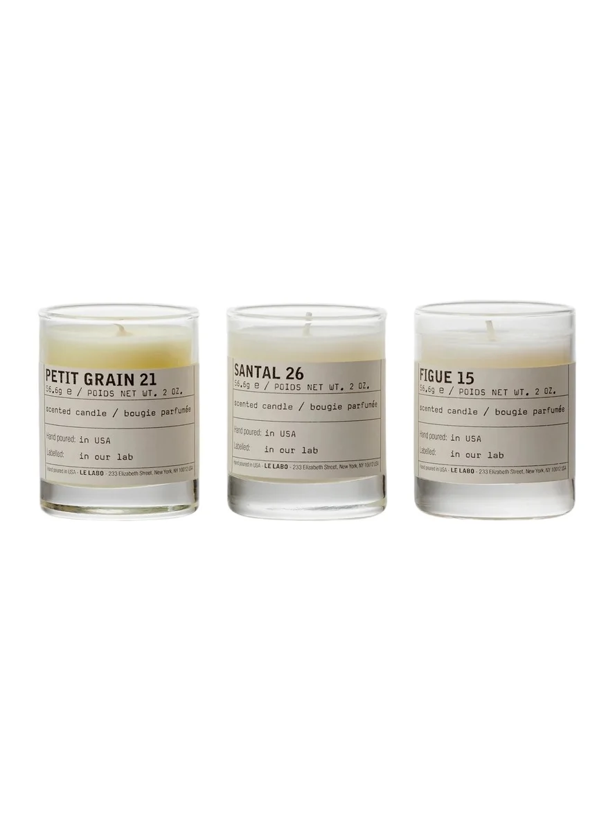 Le Labo Candle 3-Piece Discovery Set