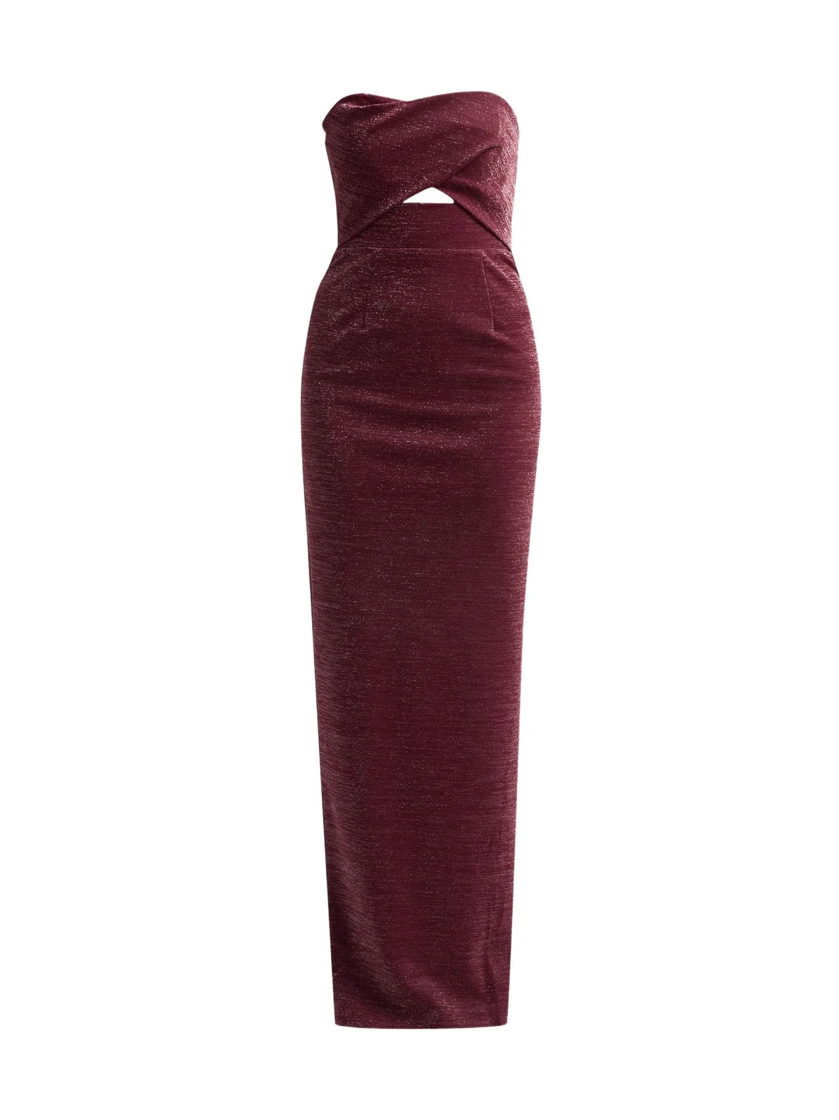 Women's Jada Draped Cut-Out Strapless Column Gown