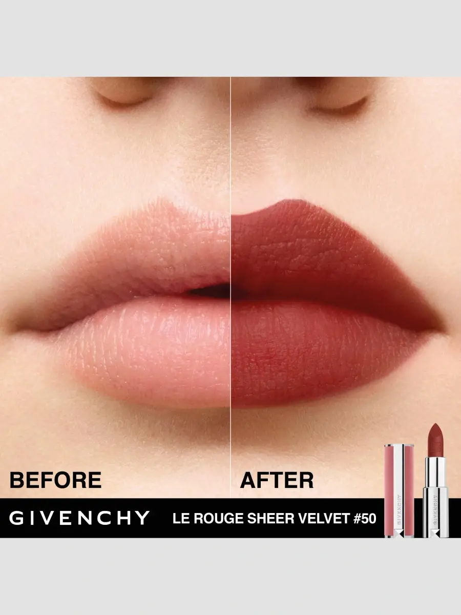 Givenchy Women's Le Rouge Sheer Velvet Lipstick | Thumbnail 4