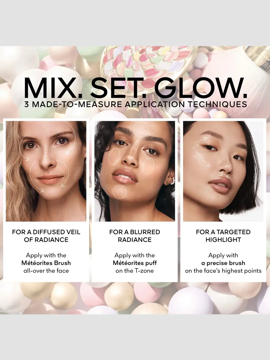 Guerlain Limited Edition x Kévin Germanier Météorites Dreamlight Setting & Finishing Pearls Of Powder | Thumbnail 4 Guerlain Limited Edition x Kévin Germanier Météorites Dreamlight Setting & Finishing Pearls Of Powder | Thumbnail 4