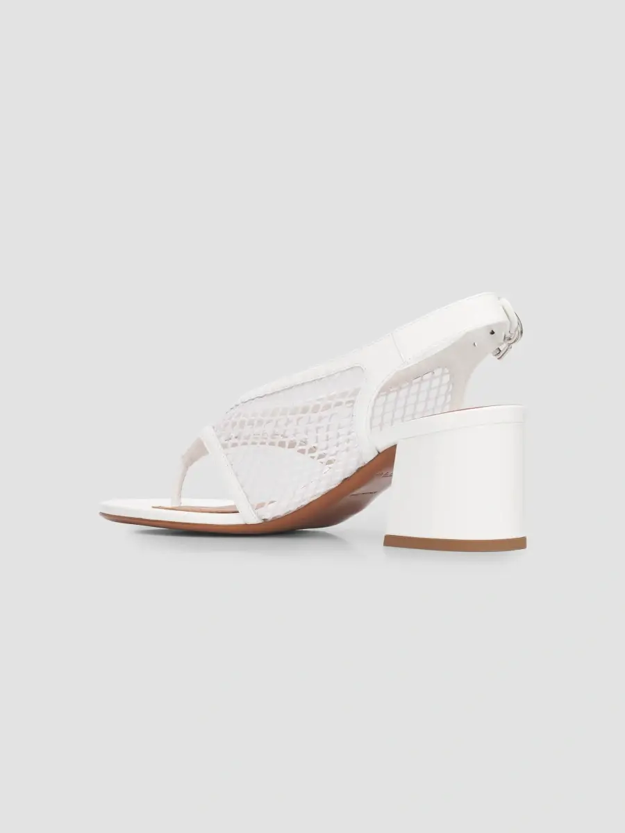 Alaïa Women's 55MM Fishnet Sandals | Thumbnail 4