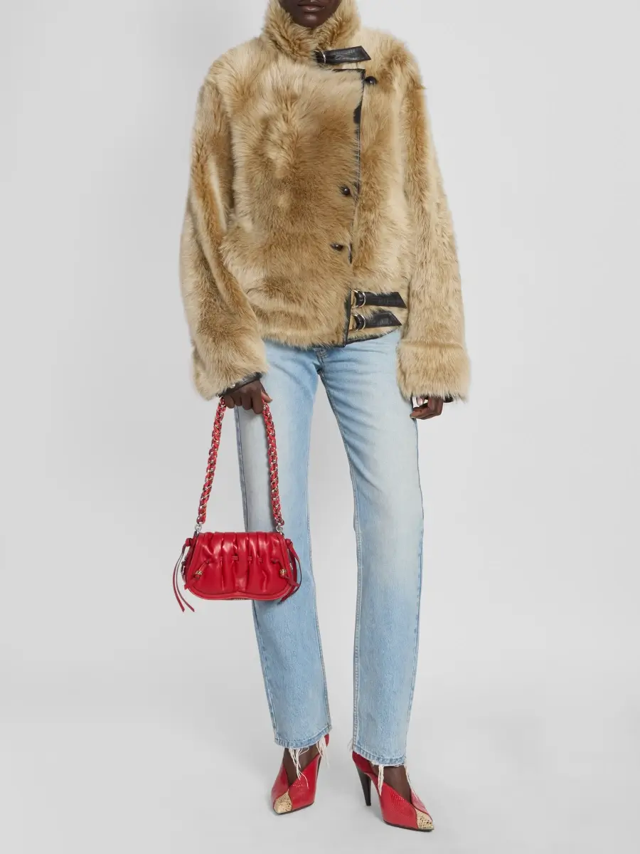Isabel Marant Women's Bolton Extra-Small Padded Leather Shoulder Bag | Thumbnail 2