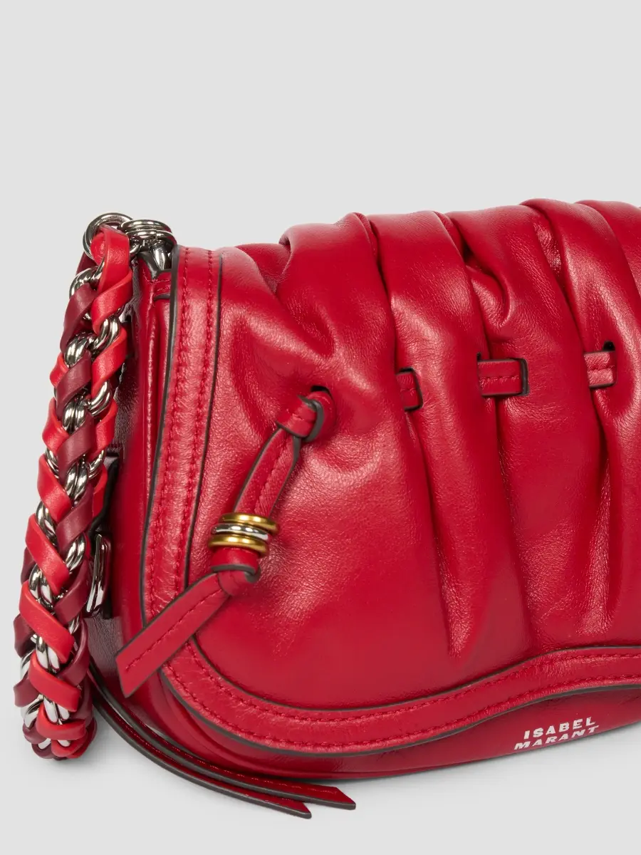 Isabel Marant Women's Bolton Extra-Small Padded Leather Shoulder Bag | Thumbnail 4