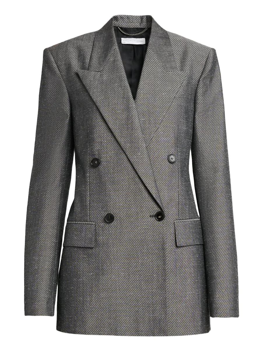 Women's Double-Breasted Twill Blazer Women's Double-Breasted Twill Blazer
