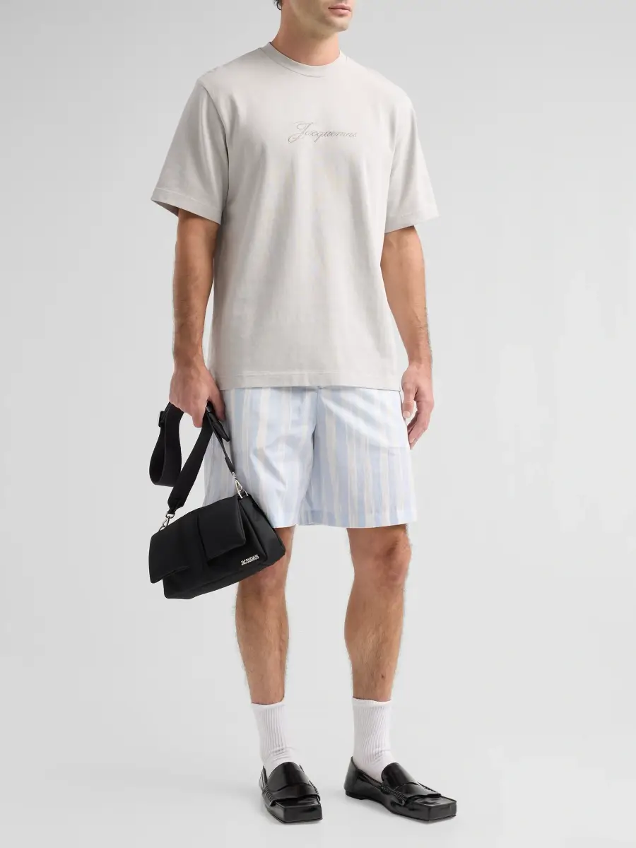 Jacquemus Men's Logo Cotton Crewneck T-Shirt | Thumbnail 2 Jacquemus Men's Logo Cotton Crewneck T-Shirt | Thumbnail 2