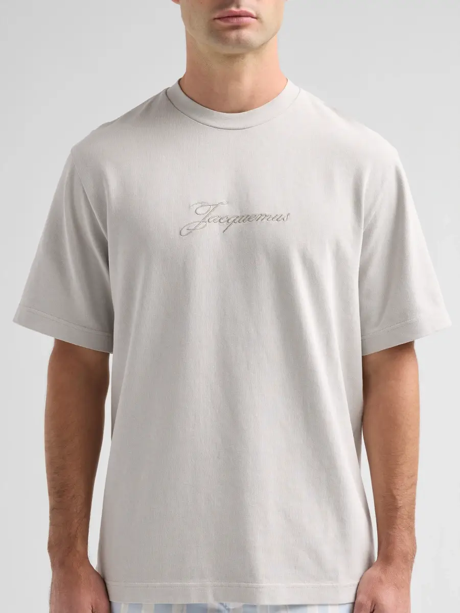 Jacquemus Men's Logo Cotton Crewneck T-Shirt | Thumbnail 5 Jacquemus Men's Logo Cotton Crewneck T-Shirt | Thumbnail 5