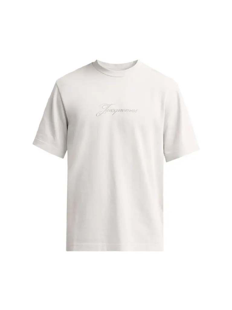 Jacquemus Men's Logo Cotton Crewneck T-Shirt