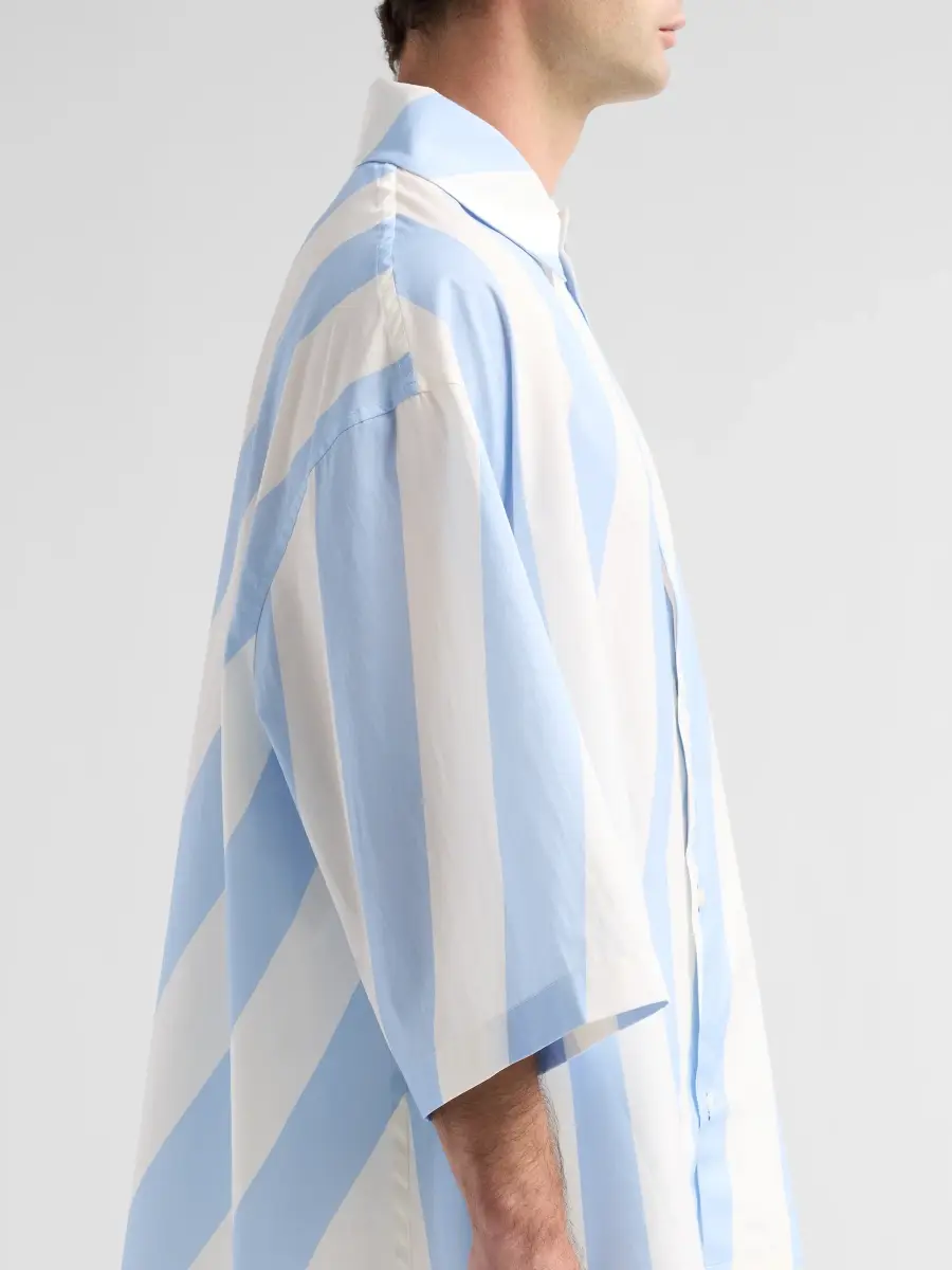 Jacquemus Men's La Triangle Striped Cotton Shirt | Thumbnail 5 Jacquemus Men's La Triangle Striped Cotton Shirt | Thumbnail 5