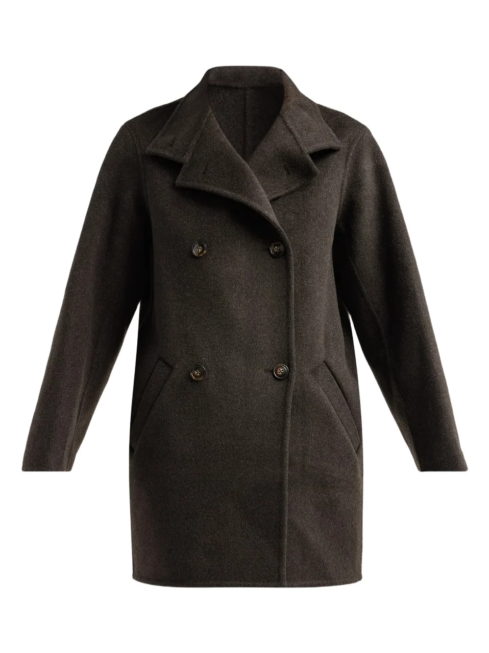 Loulou de Saison Women's Olmo Wool-Cashmere Drape Short Coat