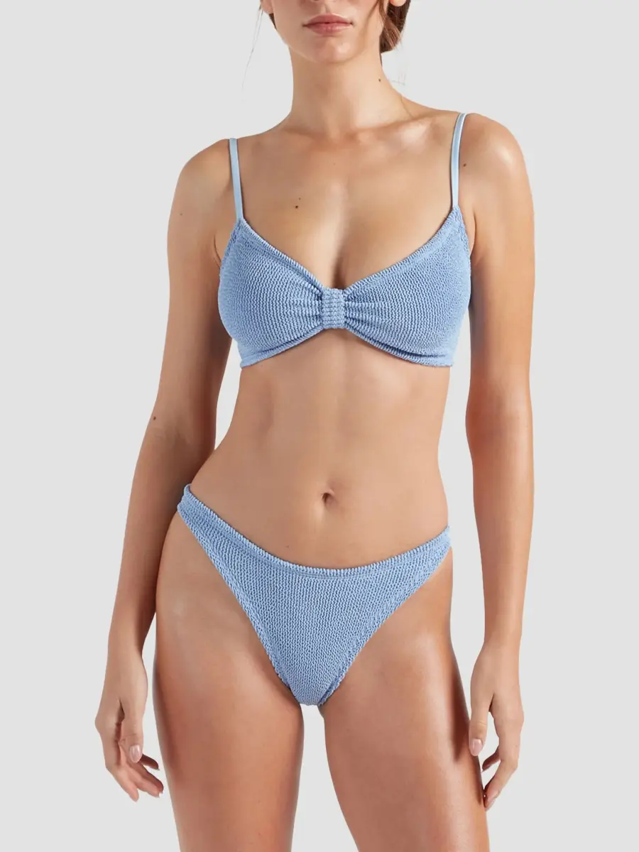 Hunza G Women's Alicia Textured Knit Bikini | Thumbnail 2