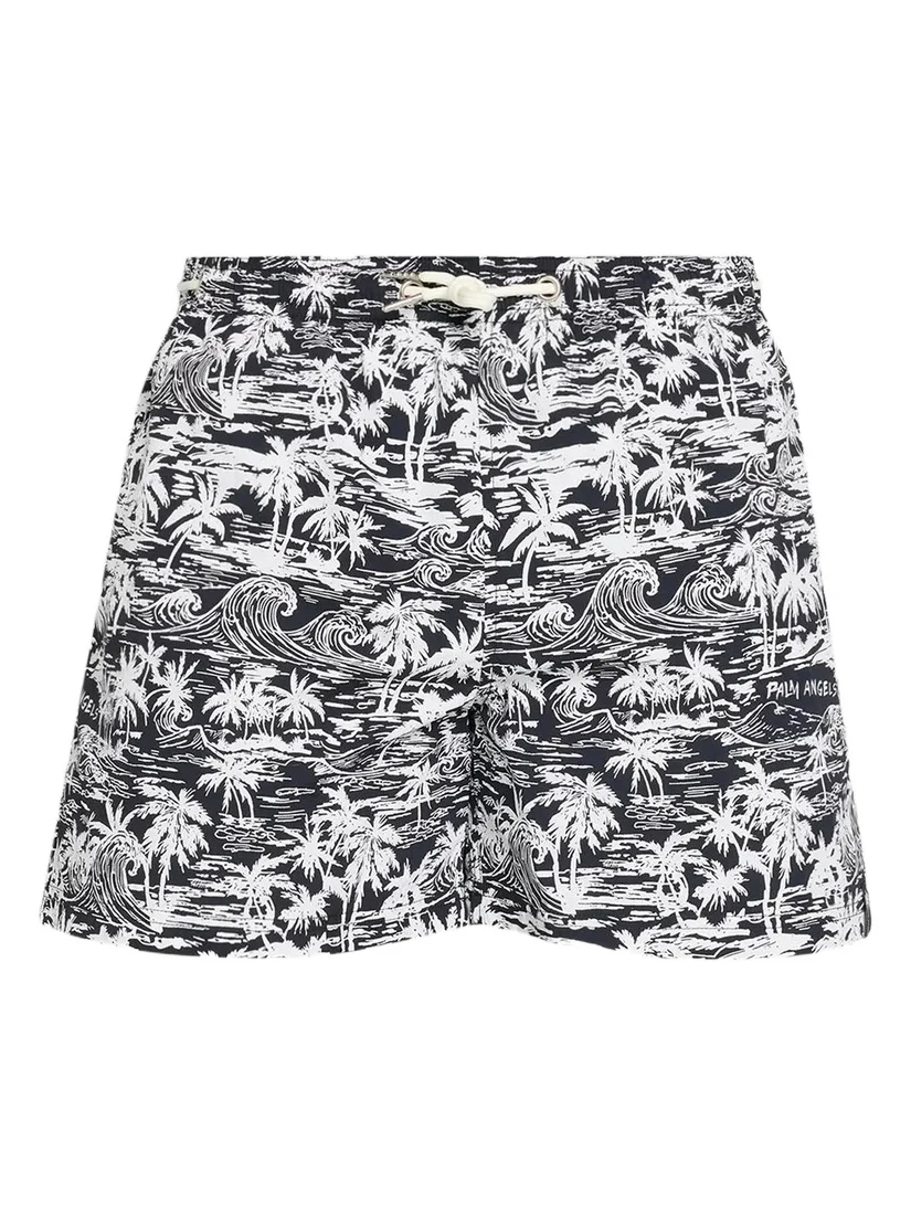 Palm Angels Men's Palm Waves Swim Shorts