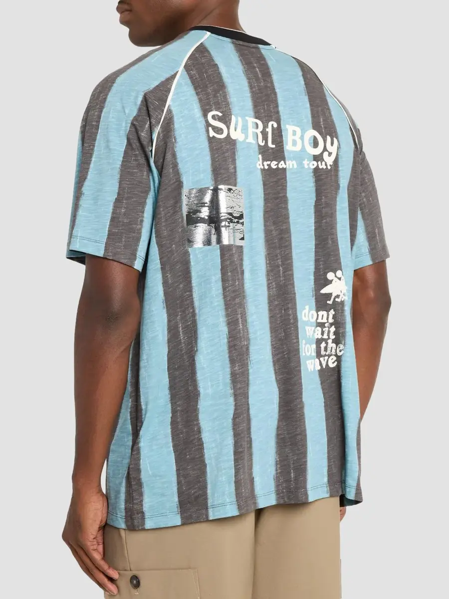 Palm Angels Men's Soccer Cali Regular T-Shirt | Thumbnail 3 Palm Angels Men's Soccer Cali Regular T-Shirt | Thumbnail 3