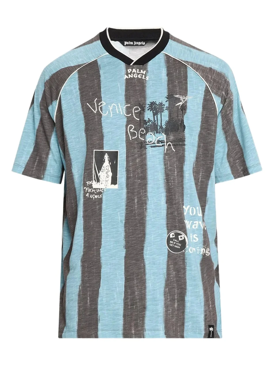 Palm Angels Men's Soccer Cali Regular T-Shirt