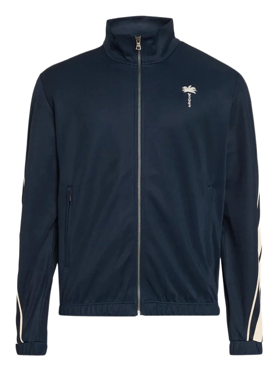 Palm Angels Men's Palm Tree Striped Track Jacket