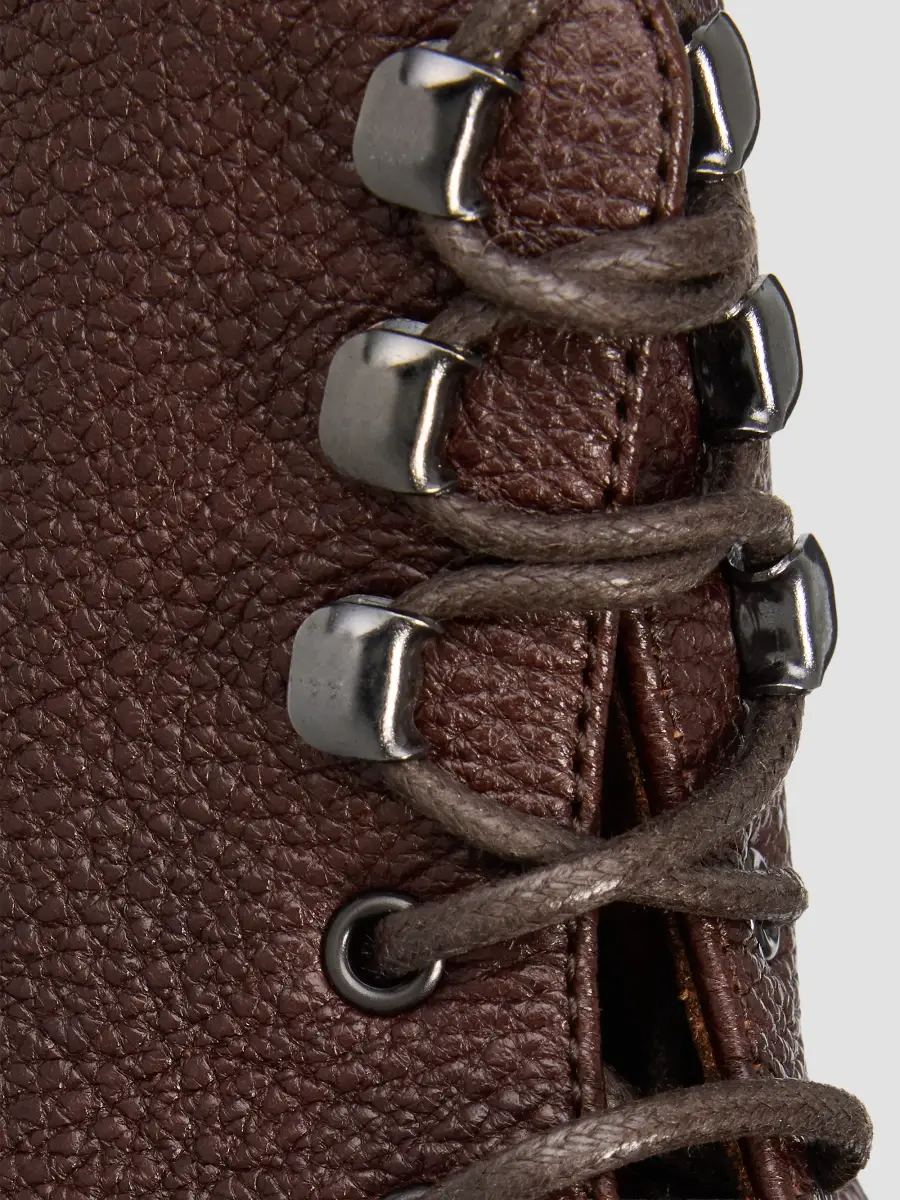Brunello Cucinelli Men's Shearling-Lined Leather Ankle Boots | Thumbnail 5