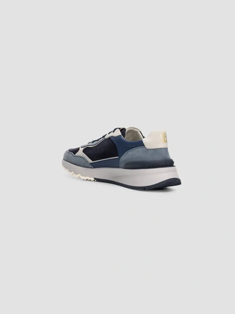 Brunello Cucinelli Men's Suede Runner Low-Top Sneakers | Thumbnail 4 Brunello Cucinelli Men's Suede Runner Low-Top Sneakers | Thumbnail 4
