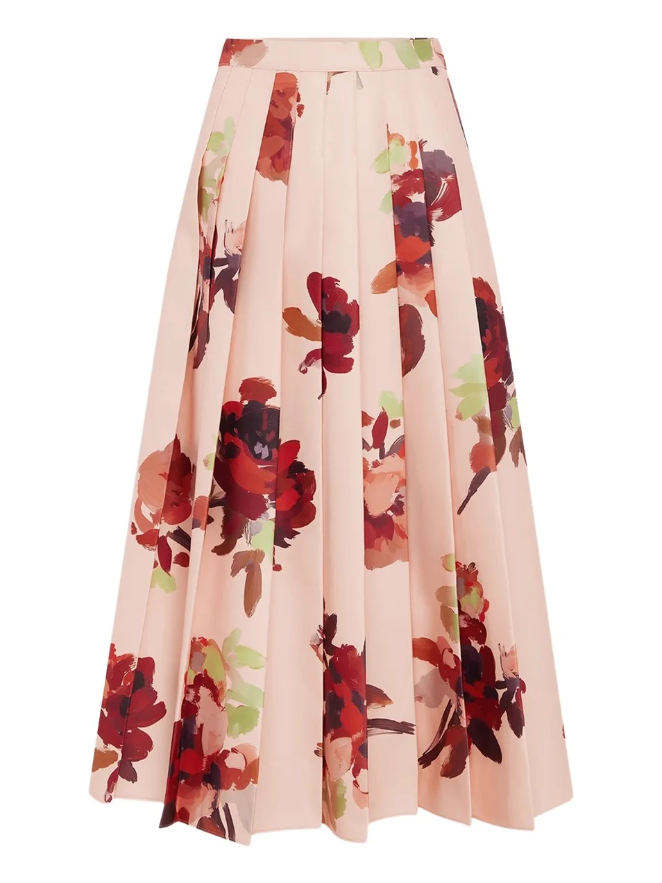 LEO LIN Women's June Reverie Floral Pleated Midi Skirt